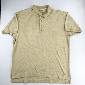 Nike ACG Men's Vintage Beige Polo Shirt XL Retro Causal Streetwear